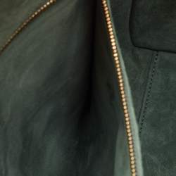 Pre Owned Dior Sage Green Cannage Leather Large Lady Dior Tote