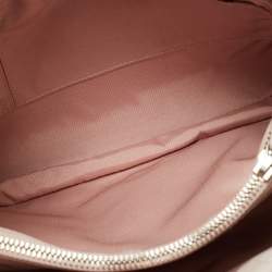 Pre Owned Dior Light Pink Cannage Leather Small Soft Lady Dior Tote