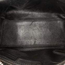 Pre Owned Dior Black Multicolor Medium Tweed Cannage Fringe Lady Dior