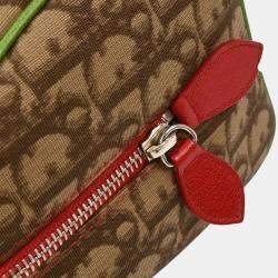 Pre Owned Christian Dior Brown Rasta-Color Trotter Handbag