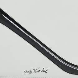 مملوكة مسبقًا حقيبة كلتش ديور آندي وارول جلد أزرق فاتح