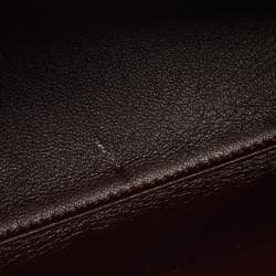 Pre Owned Dior Ombre Purple Cannage Patent Leather Medium Lady Dior Tote