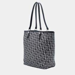 Pre Owned Dior Black Diorissimo Trotter Canvas Tote