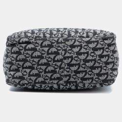 Pre Owned Dior Black Diorissimo Trotter Canvas Tote