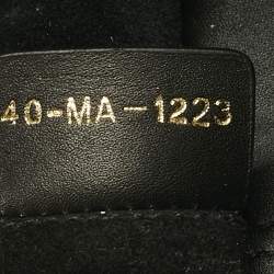 Pre Owned Dior Black Cannage Leather Small Toujours Tote