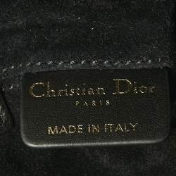 Pre Owned Dior Black Cannage Leather Small Toujours Tote