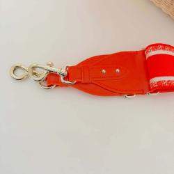 Pre Owned Christian Dior Orange Lady Dior Natural Wicker Medium Bag