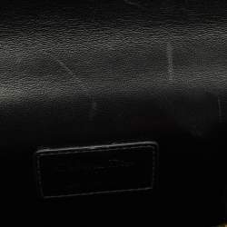 Pre Owned Dior Beige/Black Leopard Print Calfhair and Leather St Honoré Tote