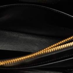 Pre Owned Dior Beige/Black Leopard Print Calfhair and Leather St Honoré Tote