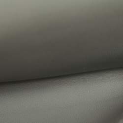 Pre Owned Dior Grey Ultra Matte Leather Nano Saddle Chain Pouch