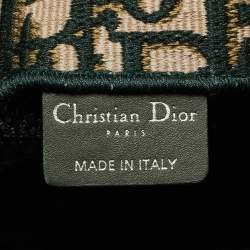 Pre Owned Dior Green Embroidered Canvas Diorcamp Messenger Bag