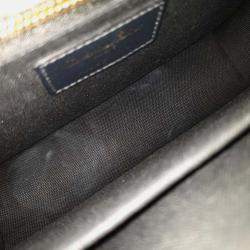 Pre Owned Dior Navy Blue Fabric Oblique 30 Montaigne Bag