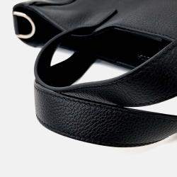 Pre Owned Dior Black Leather Saddle Tote and Shoulder Bag