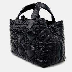 Pre Owned Dior Black Leather Toujours Medium