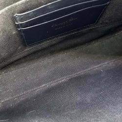 Pre Owned Dior Navy Blue Canvas Oblique 30 Montaigne Pouch