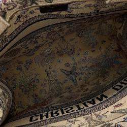 Pre Owned Dior Multicolor Canvas Book Tote Bag 36