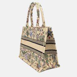 Pre Owned Dior Multicolor Canvas Book Tote Bag 36
