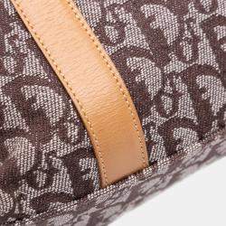 Pre Owned Dior Brown Diorissimo Trotter Canvas Tote