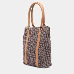 Pre Owned Dior Brown Diorissimo Trotter Canvas Tote