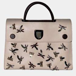 Pre Owned Dior Pink Medium Diorever Flap