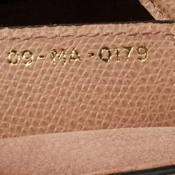 Pre Owned Dior Beige Leather Saddle Bag