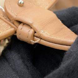 Pre Owned Dior Toujules Macrocannage Handbag Tan Calf Leather Size Medium