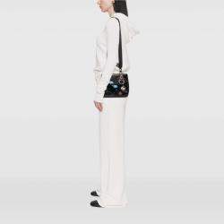 Pre Owned Dior Black Medium Calfskin Paradise Lady Dior