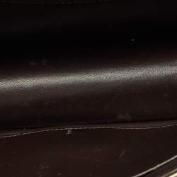 Pre Owned Dior Ombre Gold Microcannage Patent Leather Medium Diorama Shoulder Bag