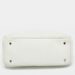 مملوكة مسبقًا حقيبة يد ديور ديوريسيمو جلد أبيض صغيرة