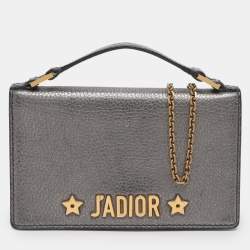 مملوكة مسبقًا حقيبة كلتش ديور جاديور جلد نحاسي بسلسلة