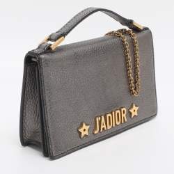 مملوكة مسبقًا حقيبة كلتش ديور جاديور جلد نحاسي بسلسلة