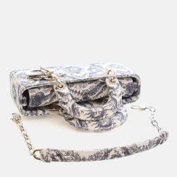 مملوكة مسبقًا حقيبة ديور ليدي دي-جوي توال دو جوي سولي صغيرة