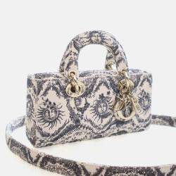 مملوكة مسبقًا حقيبة ديور ليدي دي-جوي توال دو جوي سولي صغيرة