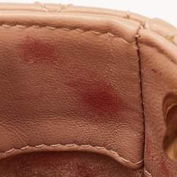 Pre Owned Dior Lady Dior Micro Beige Cannage Leather Tote