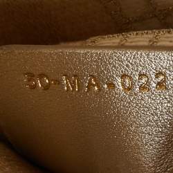 مملوكة مسبقًا Dior Crystal Embellished Book Gold Canvas Tote