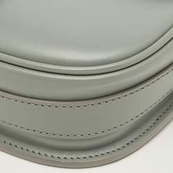 Pre Owned حقيبة بوبي جلد رمادي ديور حجم صغير للكتف