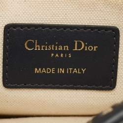 Pre Owned حقيبة يد ديور كواد كانفاس أوبليك كحلي الرجل الأنيق