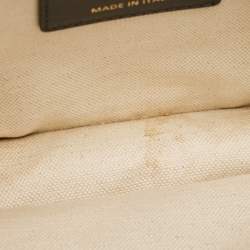 Pre Owned حقيبة يد ديور كواد كانفاس أوبليك كحلي الرجل الأنيق