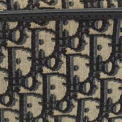 Pre Owned حقيبة يد ديور كواد كانفاس أوبليك كحلي الرجل الأنيق