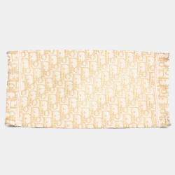 مملوكة مسبقًا Christian Dior 2023 Gold Monogram Medium Book Tote