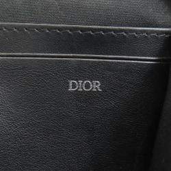 Pre Owned حقيبة كتف قماش سوداء أوبليك كريستيان ديور
