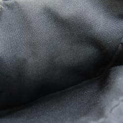 Pre Owned حقيبة كتف قماش سوداء أوبليك كريستيان ديور