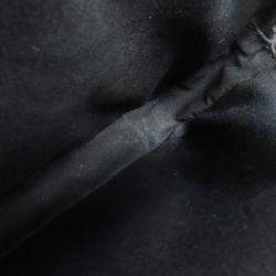 Pre Owned حقيبة كتف قماش سوداء أوبليك كريستيان ديور