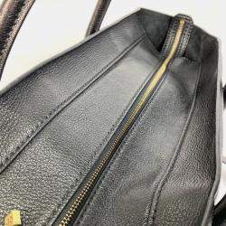 مملوكة مسبقًا Christian Dior Diorangels Shoulder Bag With Logo Studs Leather Tote Bag Black