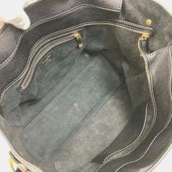 مملوكة مسبقًا Christian Dior Diorangels Shoulder Bag With Logo Studs Leather Tote Bag Black