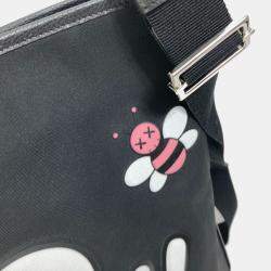 مملوكة مسبقًا Christian Dior-Om Kaws Collaboration Japan Limited Crossbody Tote Bag Black/White