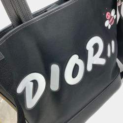 مملوكة مسبقًا Christian Dior-Om Kaws Collaboration Japan Limited Crossbody Tote Bag Black/White