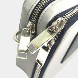 مملوكة مسبقًا حقيبة كتف جيب مزدوجة شعار كريستيان ديور رمادي