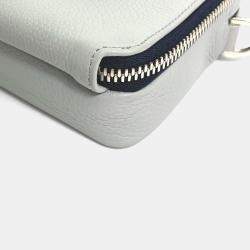 مملوكة مسبقًا حقيبة كتف جيب مزدوجة شعار كريستيان ديور رمادي