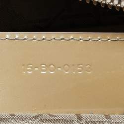 مملوكة مسبقًا Dior Lady Dior Large Cream Cannage Patent Leather Tote